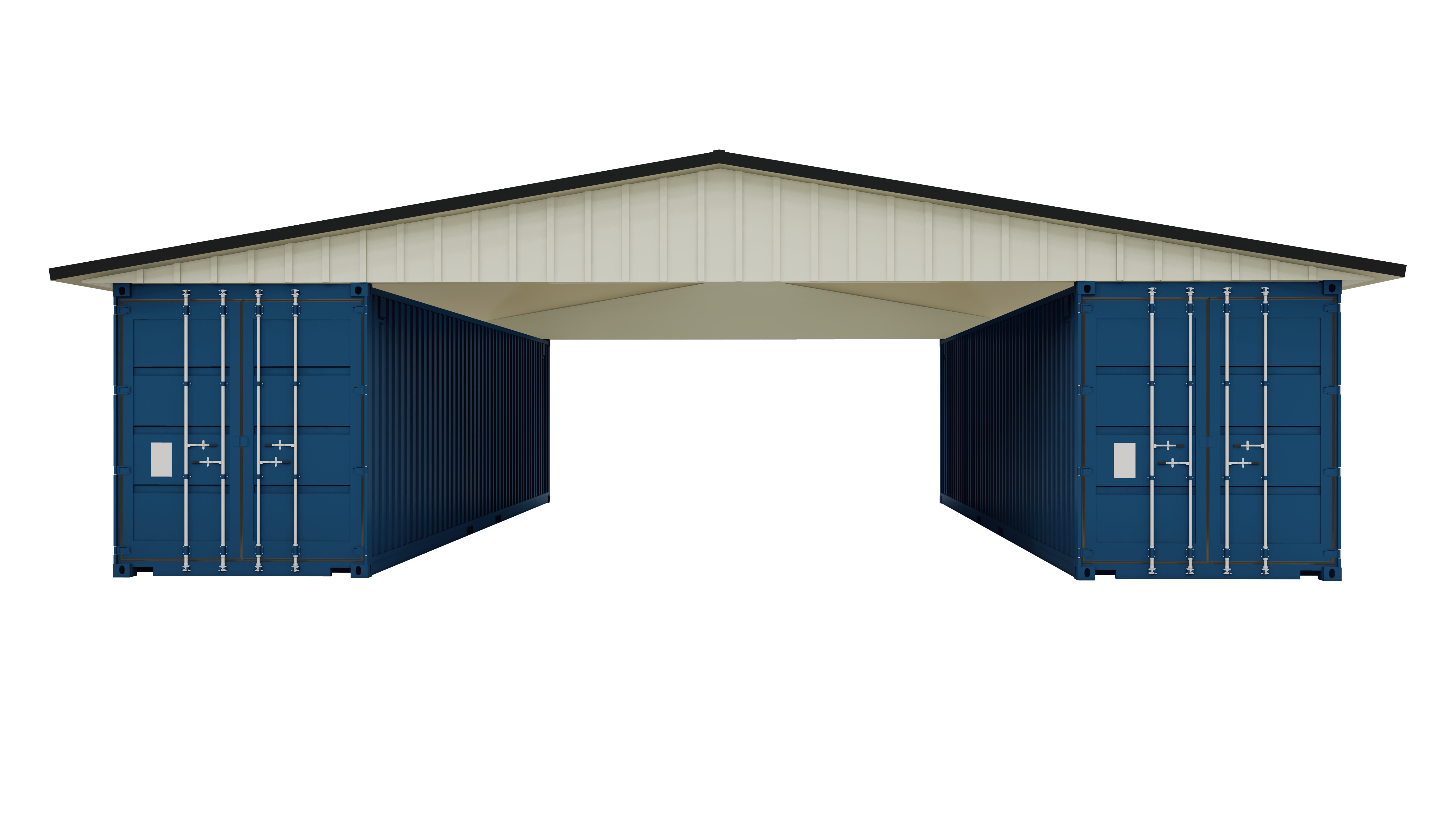 shipping container tent 38'x40'x14'10" Shipping Container Roof - Kit 1