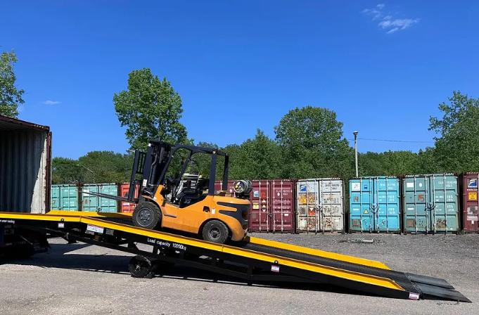 Forklif Ramp Portable Forklift Ramps | Forklift Yard Ramps | Trilar