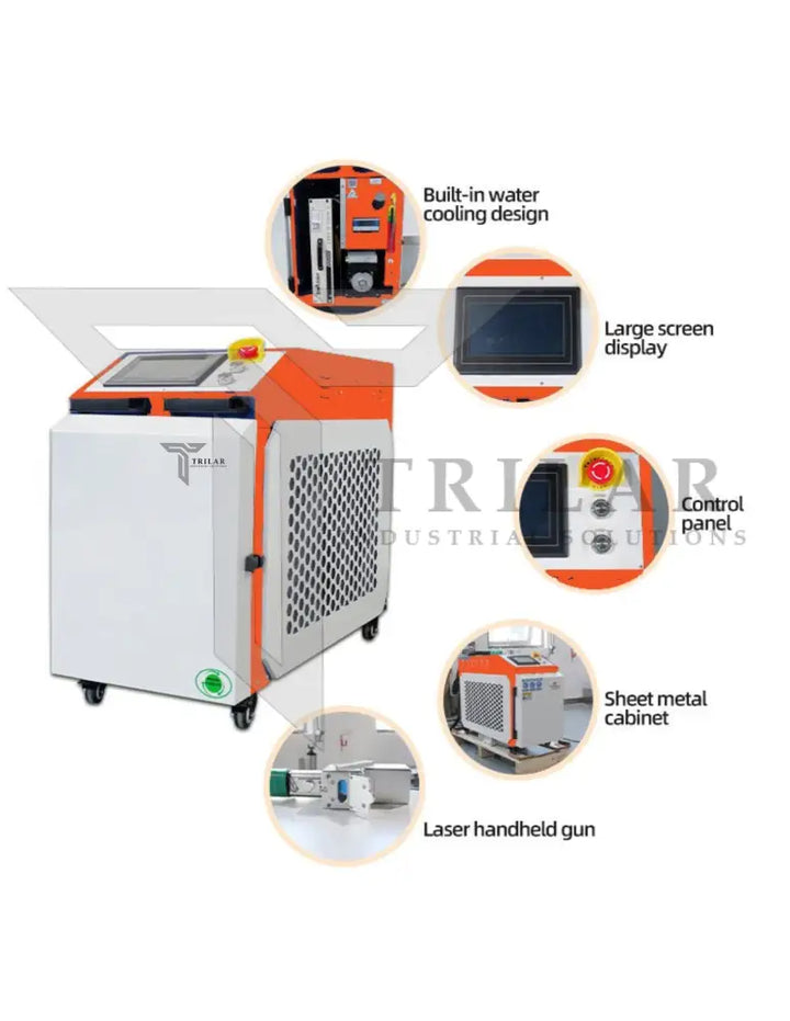 1500W Continuous Fiber Laser Cleaning Machine for Rust Oil Paint Remover