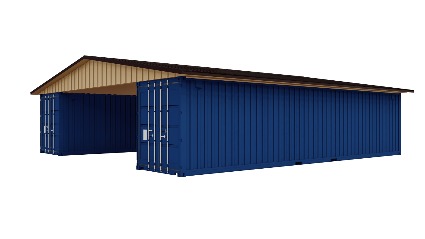 Container Oof Kit #1 Roof- 38'Wx40'Lx14'10