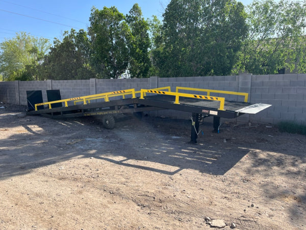 Steel Portable Mobile Forklift Yard Dock Ramp - 20,000 lb Capacity – STL Industrial LLC