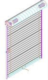 Roll Up Door - 13'7"W x 11'9"H - Add-on