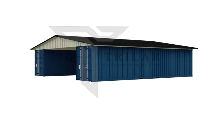 Kit 1 - Metal Shipping Container Roof Kit - 38’Wx40’Lx14’10’’H