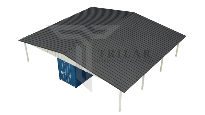 Kit 1 - Metal Shipping Container Roof Kit - 38’Wx40’Lx14’10’’H