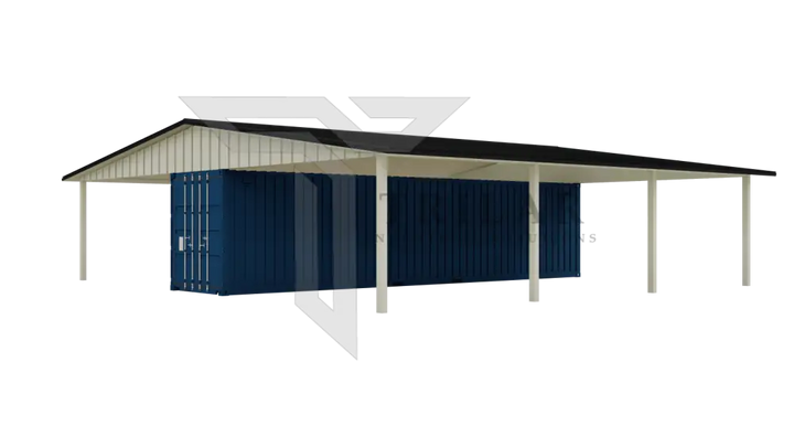 Kit 1 - Metal Shipping Container Roof Kit - 38’Wx40’Lx14’10’’H