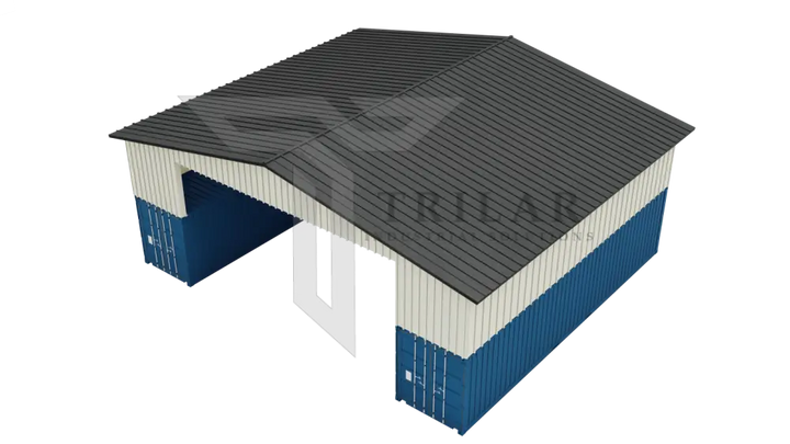 Kit 2 - Metal Shipping Container Roof Kit 46’Wx40’Lx21’5’’H