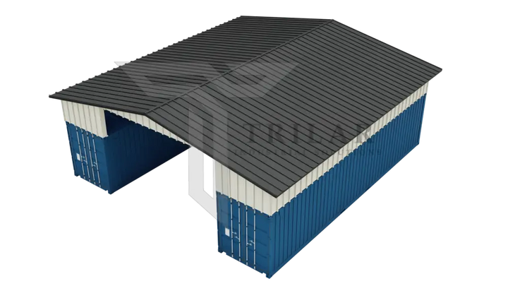 Kit 3 - Metal Shipping Container Roof Kit 36’x40’x18’