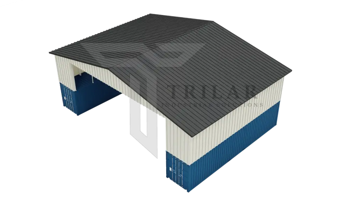 Kit 7 - Metal Shipping Container Roof Kit - 56’Wx40’Lx26’H