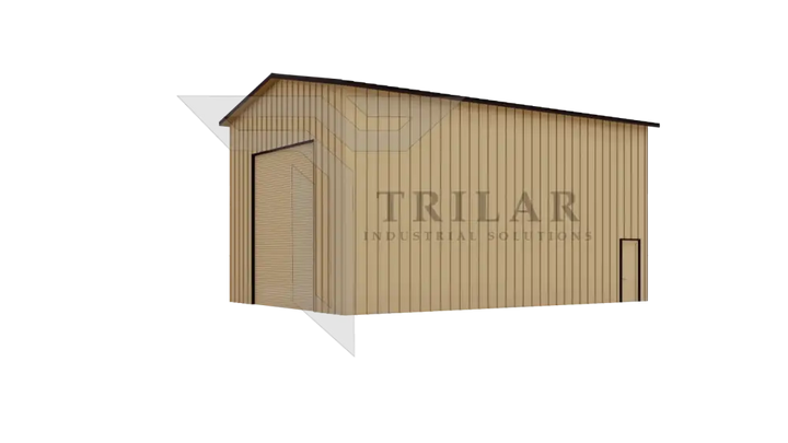 Metal RV Garage Building Kit 25’W x 49’L x 19’5’’H With Electric Roll Up