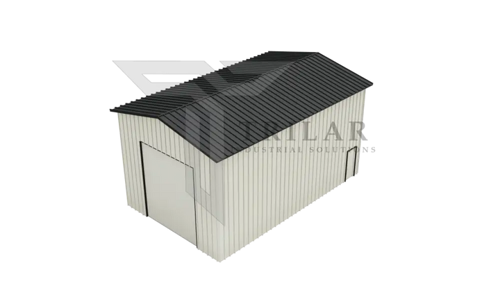 Metal RV Garage Building Kit 25’W x 49’L x 19’5’’H With Electric Roll Up