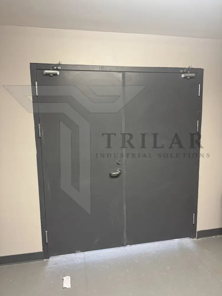 Walk Through Door - Double 72’’W x 80’’H - Add-on Gray